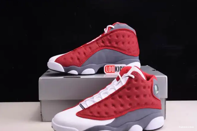 HYPE 414571-600 Jordan Air Red Gym Flint Retro Grey 13 0412